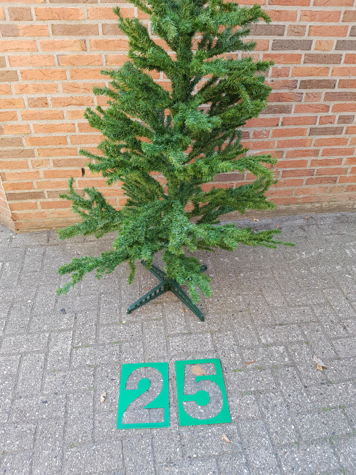 25 a] kunst kerstboom