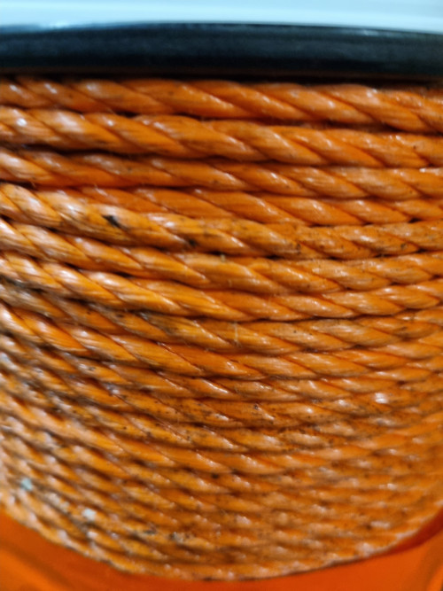 touw  nylon koord oranje 100m