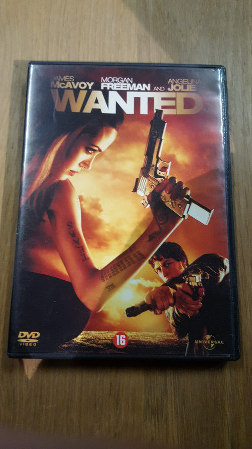 dvd , wanted, oa ,james mcavoy