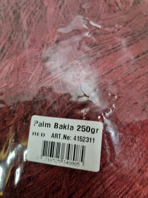 -	Palmbladeren rood 250gr