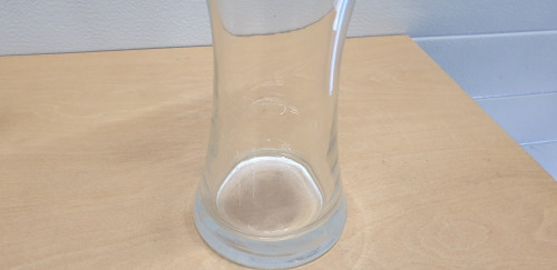 vaas glas kegel vorm dik glas
