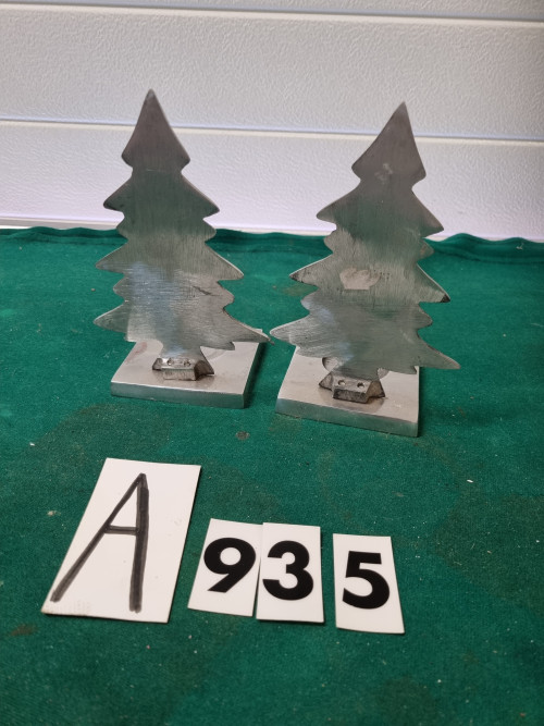 waxcinehouders aluminium kerstboom[a935]