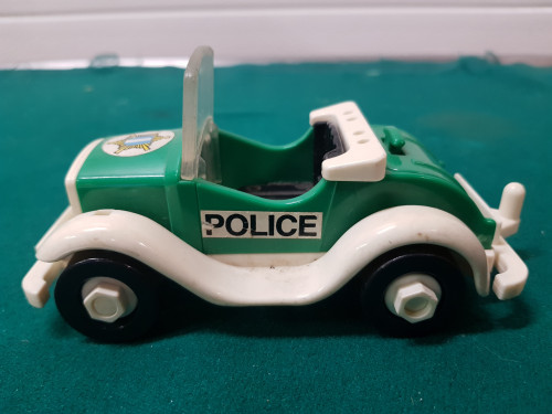 -	Politie auto vintage jaren 70