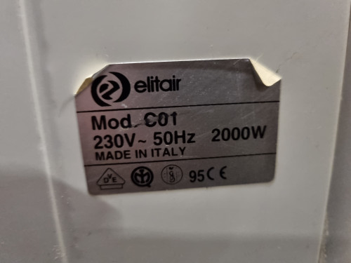 elektrisch kacheltje elitair Mod-Co1 2000w