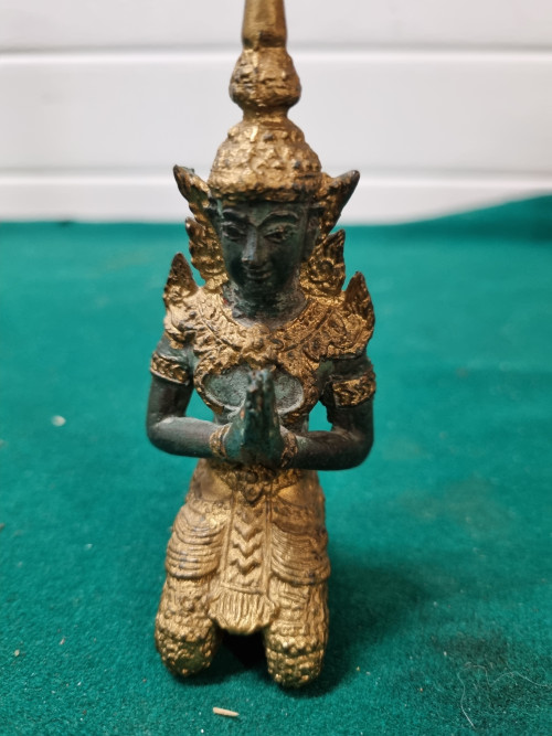 Beeld tempelwachter thailand brons