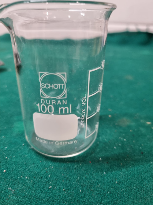 maatbeker glas duran 100ml