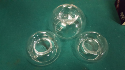 310 ] waxine houders glas