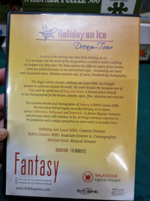 dvd holiday on ice dream tour fantasy