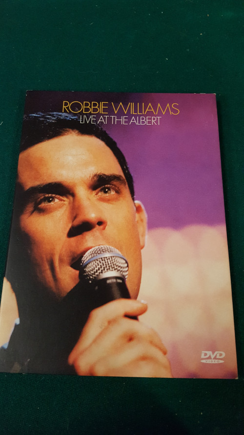 dvd robbie williams, live at the albert