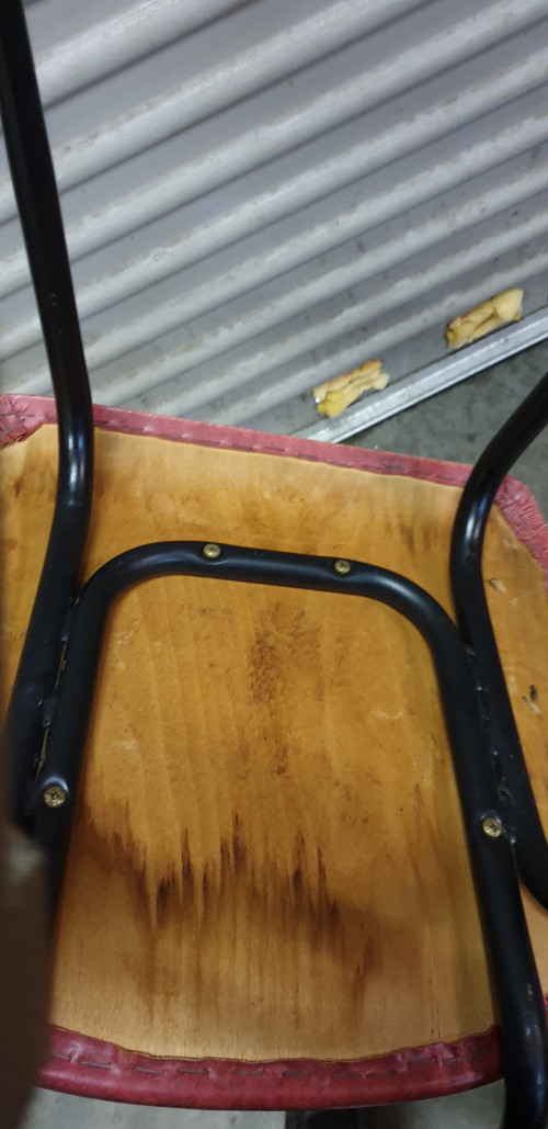 stoel design retro metaal