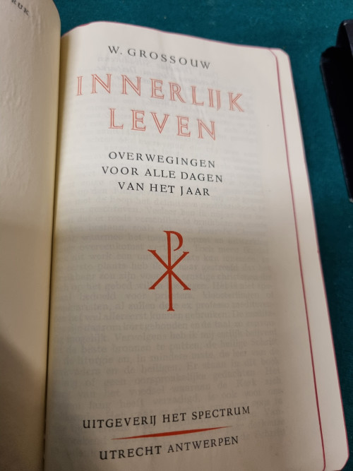 Kerkelijk boek grossouw innerlijk leven 1951