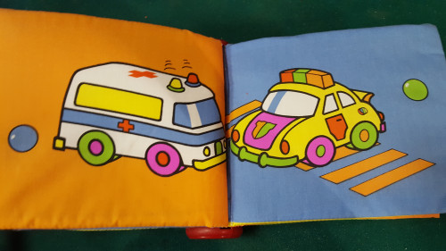 stoffen kinderboek met geluid