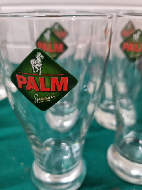 Palm toogglas bierglas 6 stuks
