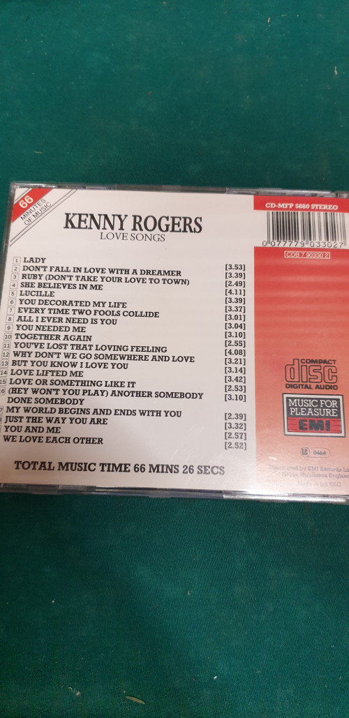 cd canny rogers, love songs