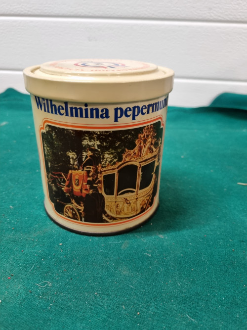 blik Wilhelmina PEPERMUNT