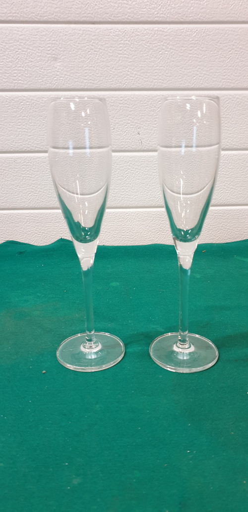 champagne glazen 2x flutes