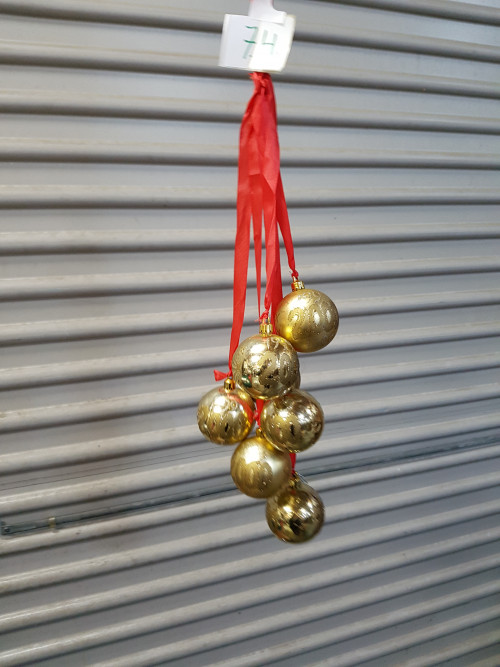 decoratie hanger gouden ballen