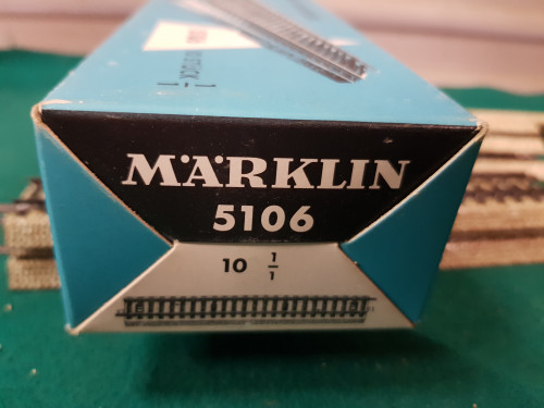 Marklin rechte rails 5106 jaren 60