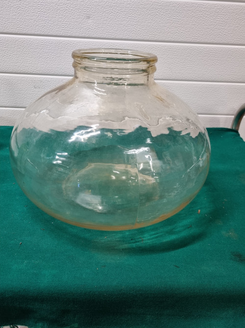 Carboy groot van dik glas vintage