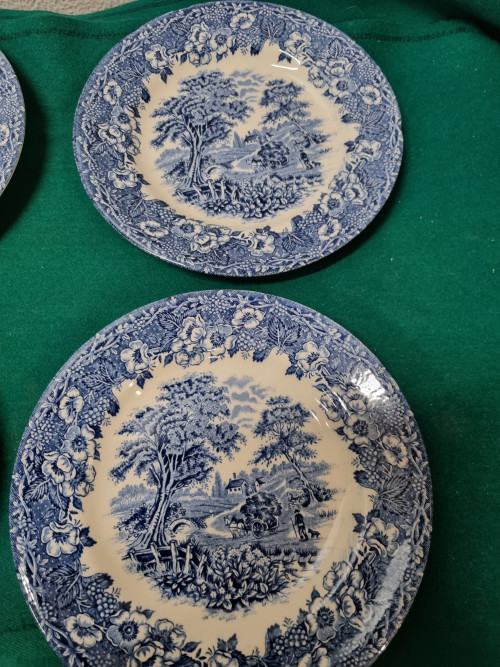 Borden english ironstone tableware blauw 6 stuks