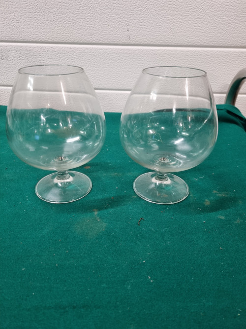 Cognacglas groot twee stuks