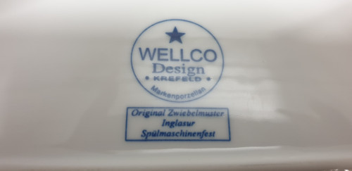 servies wellco design krefeld markenpozelain