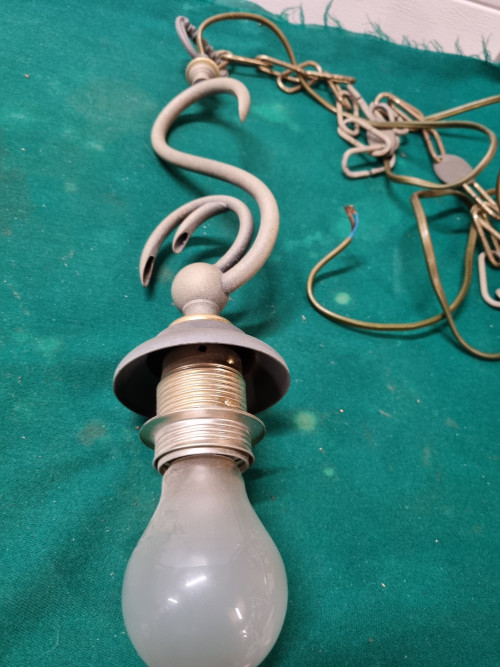 hanglamp vintage aluminium S vorm