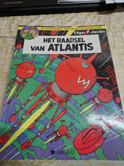stripboek blake en mortimer,het raadsel van atlantis