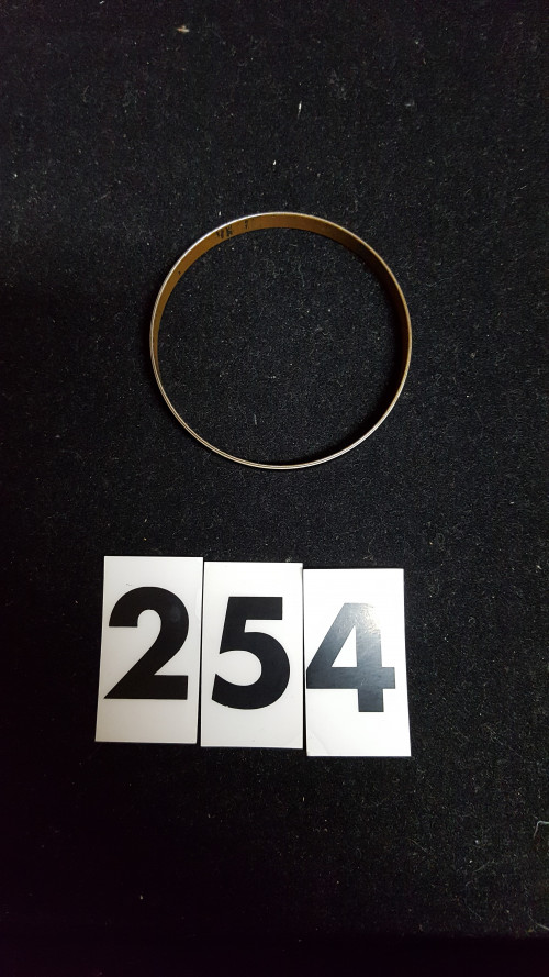 s [ 254 ] armband metaal zwart en goud