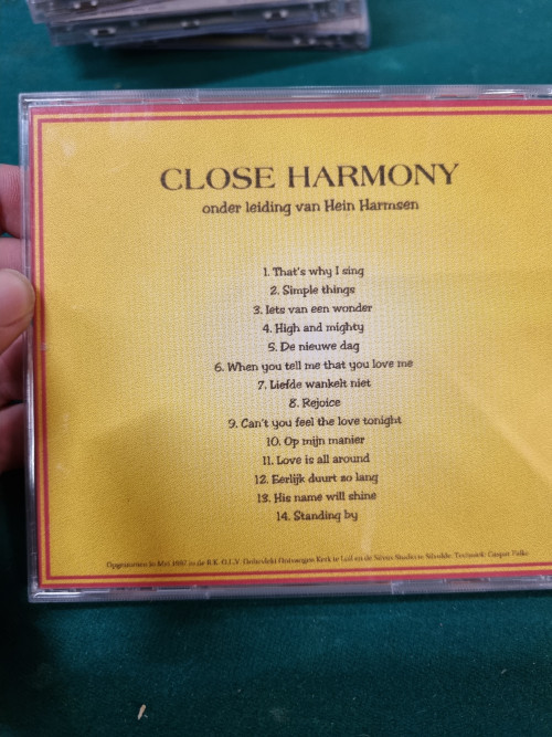 Cd that’s why i sing close harmony