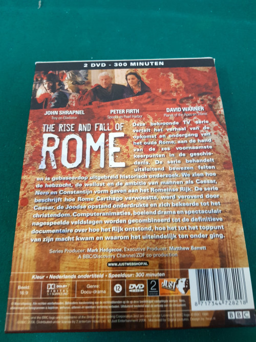 dubbel dvd the rise and the fall of rome