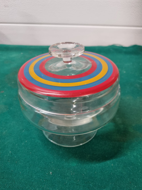 snoeppot vintage van glas jaren '70
