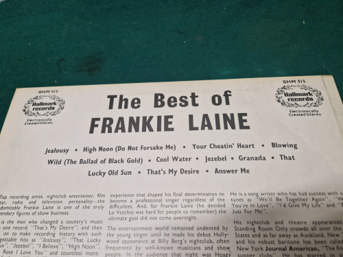 Lp frankie laine the best of
