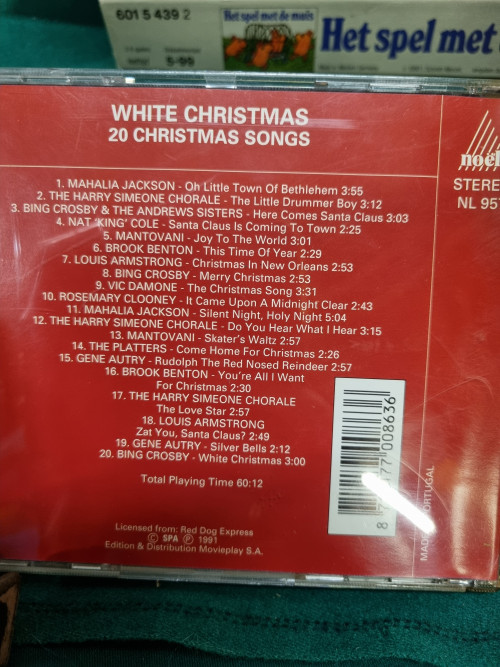 cd white christmas 20 songs
