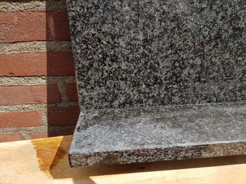 granieten plancet vintage, zwart graniet