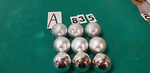 kerstballen zilver kunststof 9 stuks [A835]