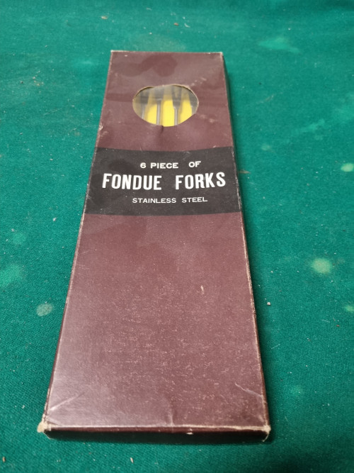 fondue vorken vintage zes stuks