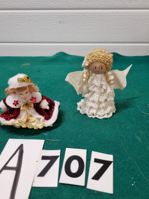 kerst beelden pop en engel a707