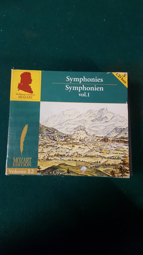 5 x cd symphonien, mozart edition, volume 12