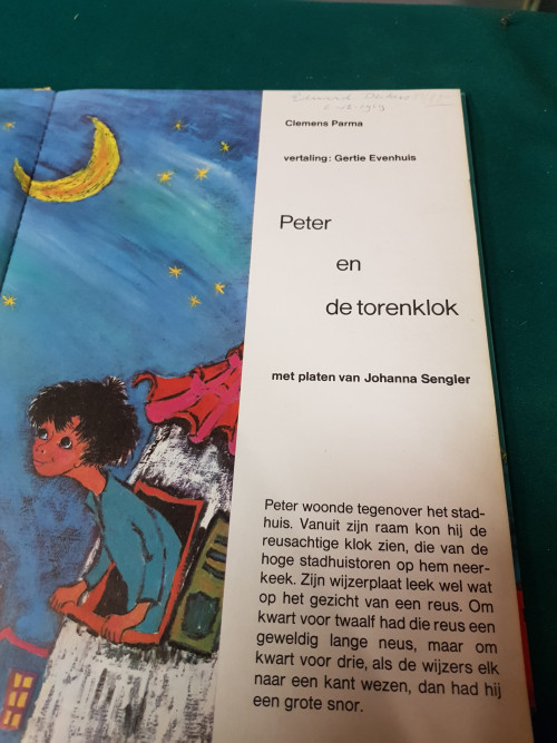 boek peter en de torenklok 1968