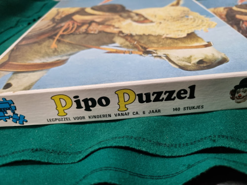 pipo puzzel 140 stukjes vintage