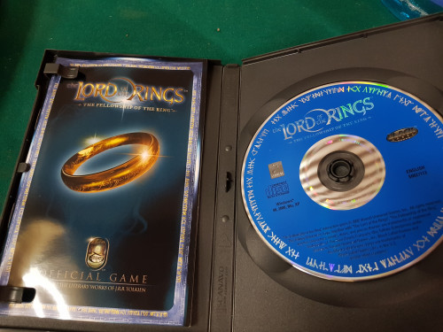 pc cd -room lord of the rings