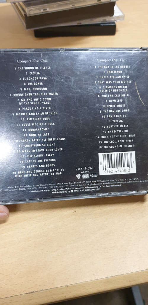 cd 2x The Paul Simon Anthology