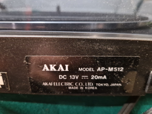 Platenspeler akai AP-M512