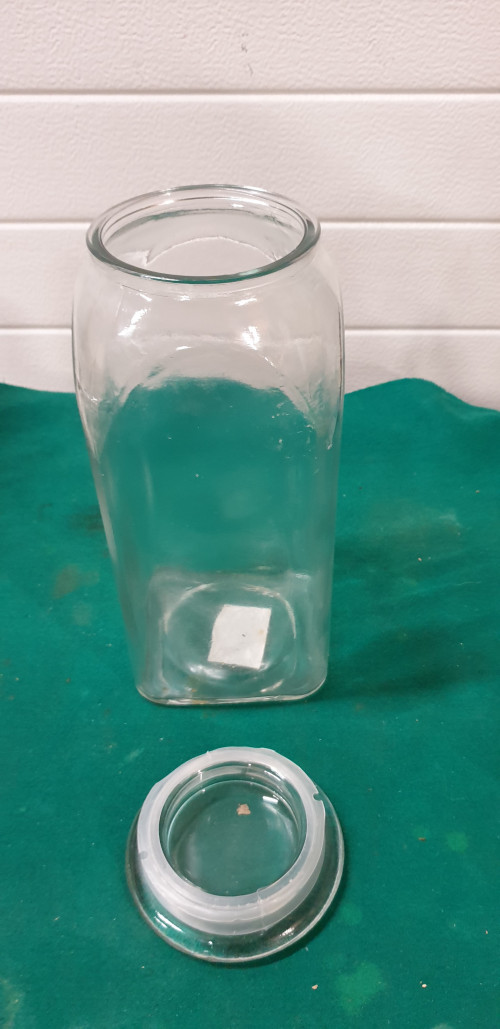 Potten glas met deksel 2 stuks