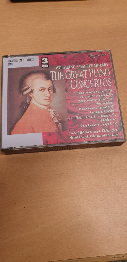 3 cd  Mozart The Great Piano Concertos