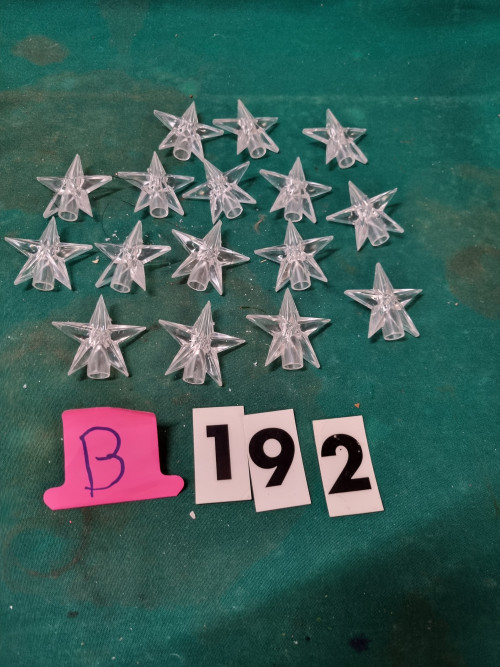 sterren voor over lampjes 16 stuks [b192]
