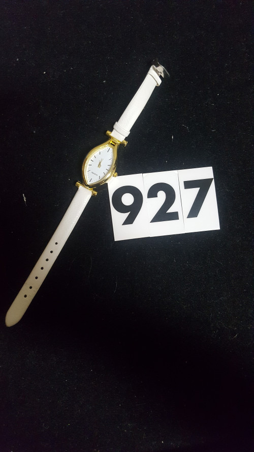 s 297 horloge, wit en goud quartz