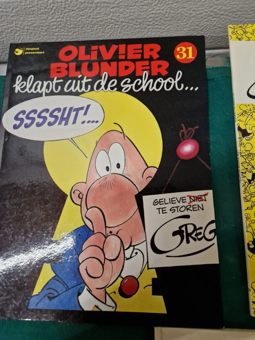 stripboeken olivier blunder, 3 stuks