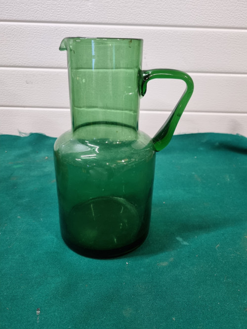 schenker vintage groen glas jaren 60
